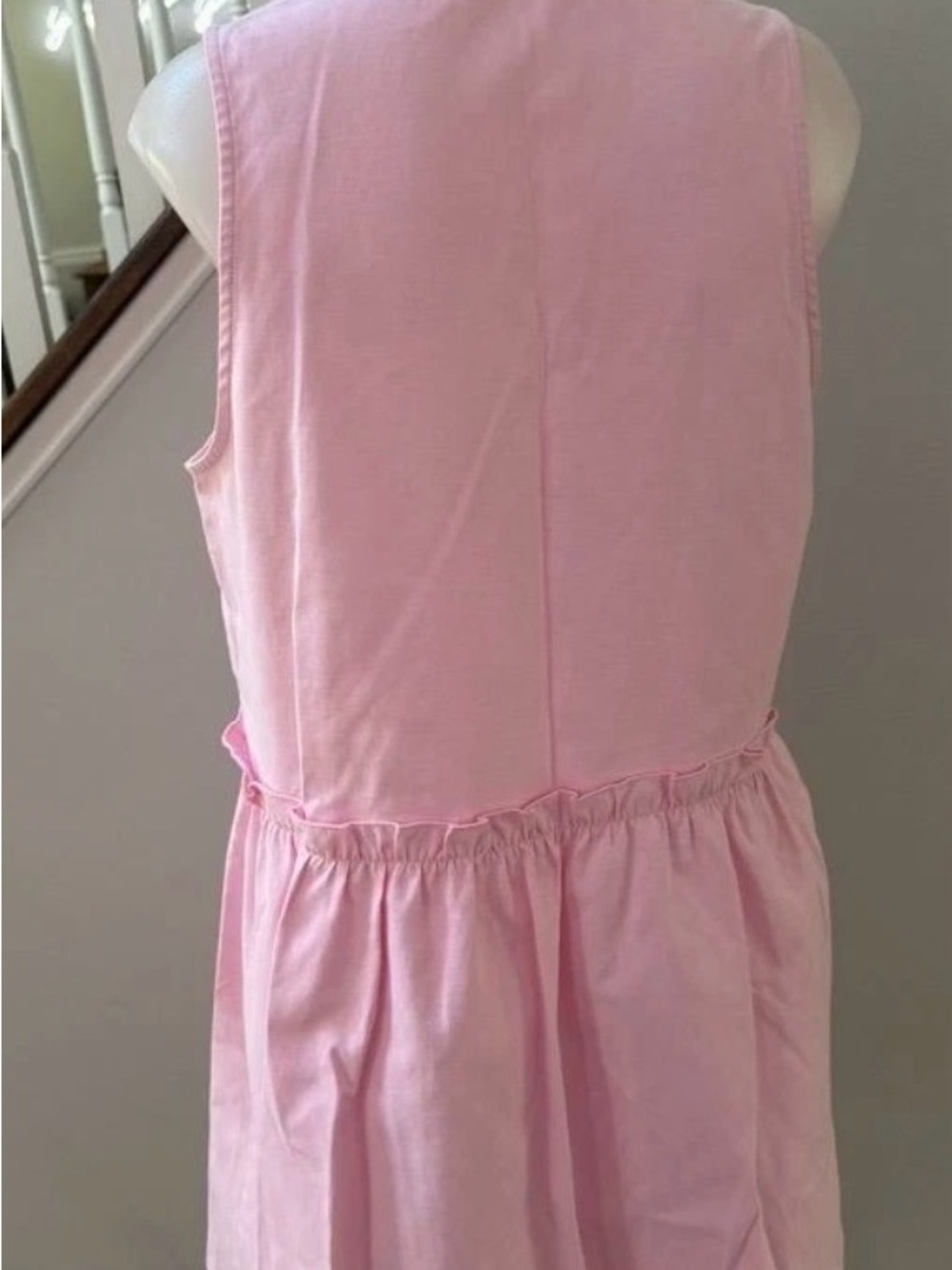 Tuckernuck Light Pink Sleeveless Notch-Collar A-Line Dress - Picture 4 of 5